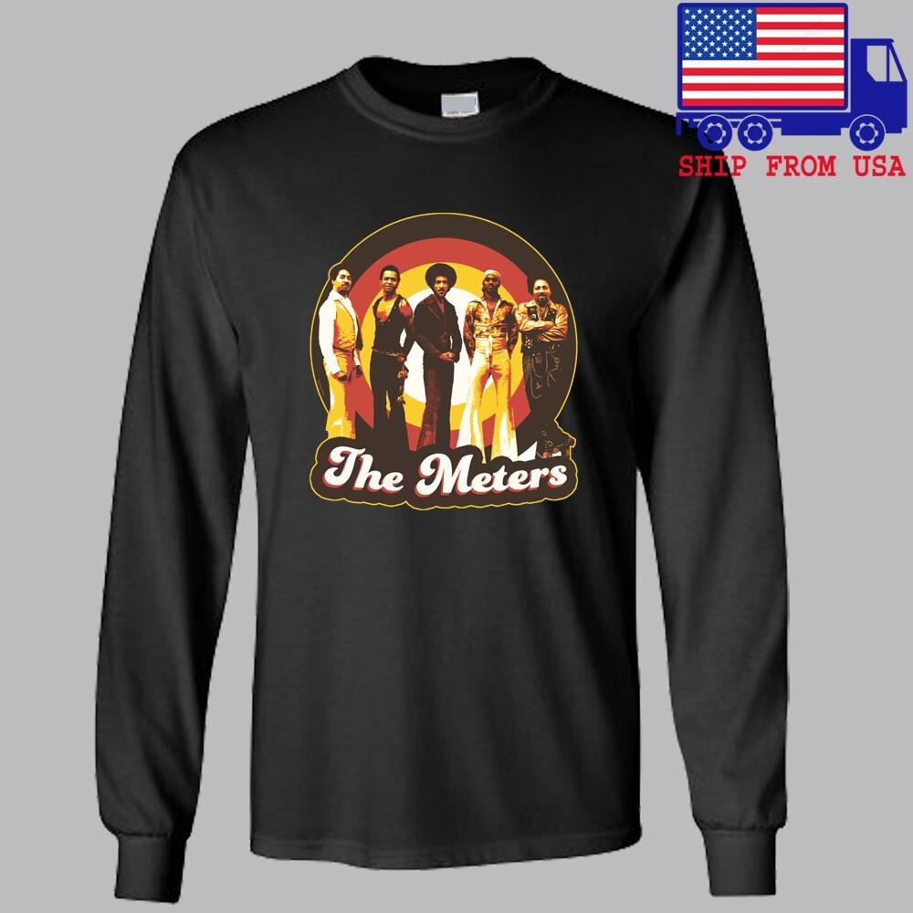 The Meters Men#039;s Black Navy Blue Size S to 3XL Unisex T-Shirt XXXL