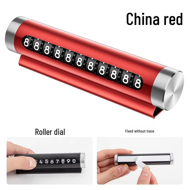 

Car Window Breaker & Mobile Number Plate: Temporary Parking Ornament & Safety Hammer