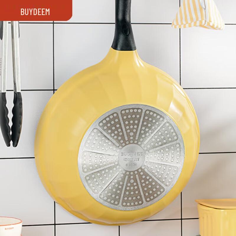 

Buydeem Healthy Ceramic Non-Stick Flat-Bottom Pan