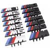 AAAQR1 ABS Car Emblem Sticker Front Grille Badge M Styling Decoration 3D Decal For BMW M Power 1 3 5 7 Series  M M1 M2 M3 M4 M5 M6 M7