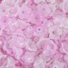 500g Acrylic Bellflower Beads Gradient AB Colorful Charm Trumpet Flower Pendant for DIY Jewelry Making Earrings Accessories