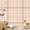 Wallpaper Fabric Pattern Cream and Beige for Living Room and Bedroom 50x1000