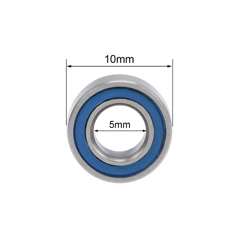 uxcell Bearings MR105-2RS Ball Bearings 0.2 Inch (5 Mm) Inner Diameter 0.4 Inch (10