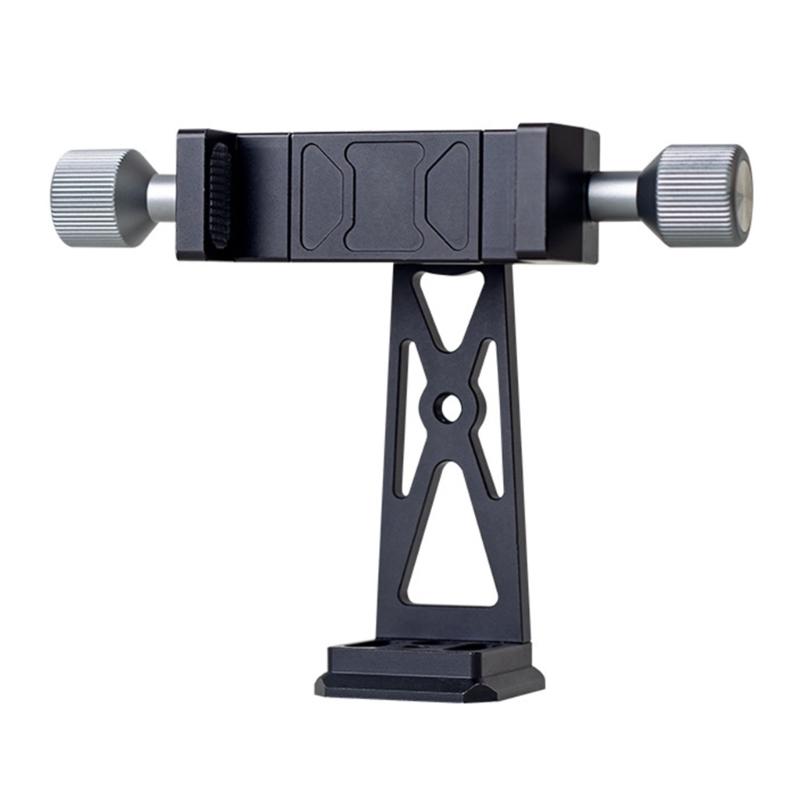

Cellphone Tripod Mount, Smartphone Tripod Mount Adapter Aluminum with Cold Shoe, 360 Cellphone Stand Holder Clamp 1