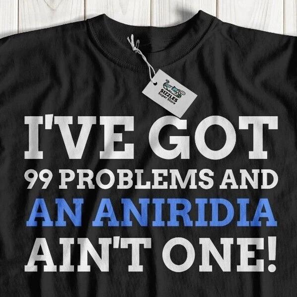 Funny Aniridia T-Shirt Gift Laser Eye Surgery Recovery Tee Irish Implantation 2XL