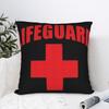 Lifeguard CrossRed Logo Pillow Case Comfy Pillow Cover For Office Car Home Decor Cute Funny Pillowcases