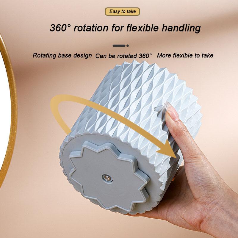 360° Rotating Multifunctional Desktop Eyebrow Pencil Makeup Brush Storage Box Makeup Brush Cup Holder Makeup Tool Storage Box