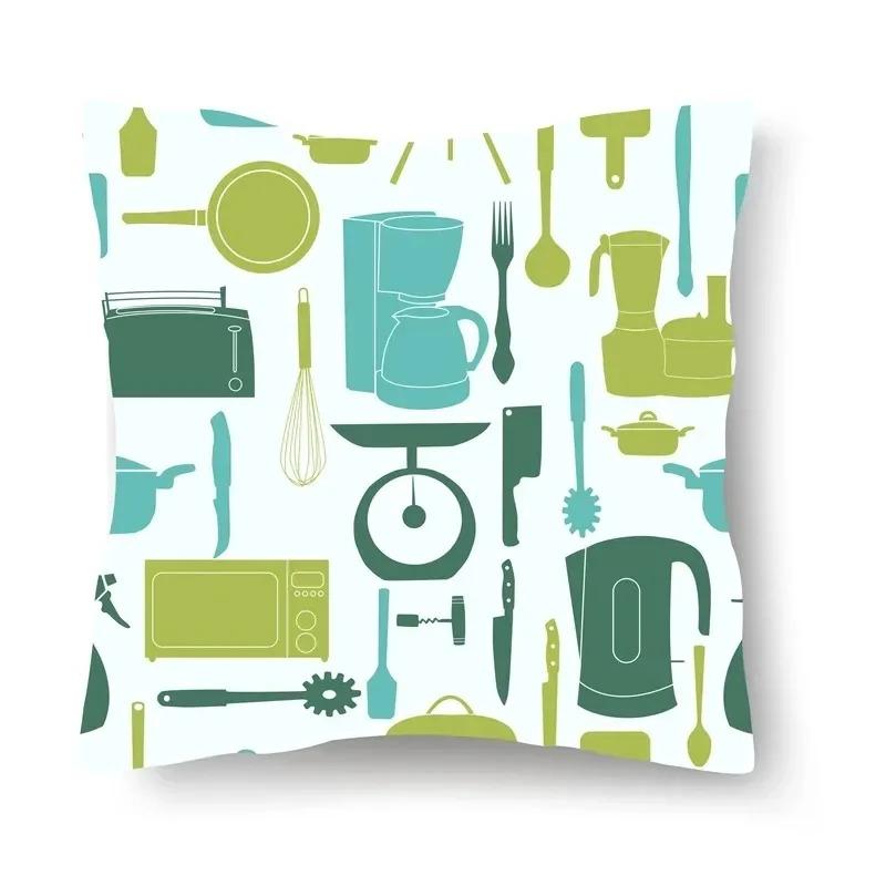 Simple Pattern Decorative Pillowcase Car Sofa Square Cushion Pillowcase
