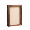 Sample Display Box with Clear Front | Wood , Secure Metal Hardware, for Desk Decor