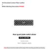 Made of Alcantara Betterhumz For Ford F-150 SVT Raptor -2025 Car Rear Guard Plate Switch Trim Stickers Interior Accessories