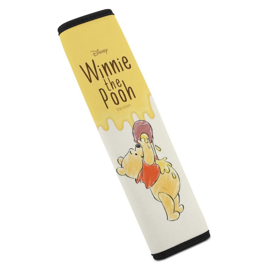 Winnie the Pooh Seat Belt for Children and Car Pad Cover/Seatbelt Pad/Car Accessories/Shoulder Pad/Pressure Relief/Suitable Adults/Universal