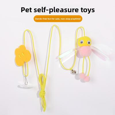 New Elastic Cat Toys, Hanging Door Elastic Rope Cat Toys, Self-entertaining and Boring Swing Cat Toys