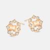 METROCITY JEWELRY M Basic Sterling Silver Rose Earrings A243SE9008RPA