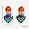 Personalised Exaggerated Resin Earrings Alloy Earrings Fashion Creative Vintage Earrings Earrings Trendy Earrings 2025 Everyday Jewelry