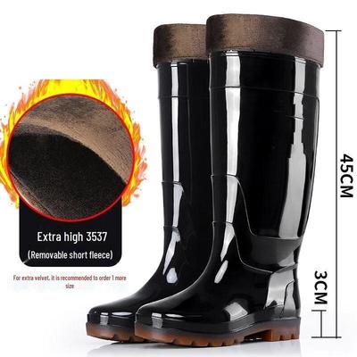 DAXTE Herren Extra Hohe Gummistiefel