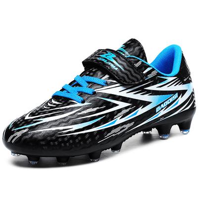Kids Rubber Non-slip  Velcro Lace-up Artificial Turf Football Boots for Boys  Boys Football Boots Kids Football Shoes