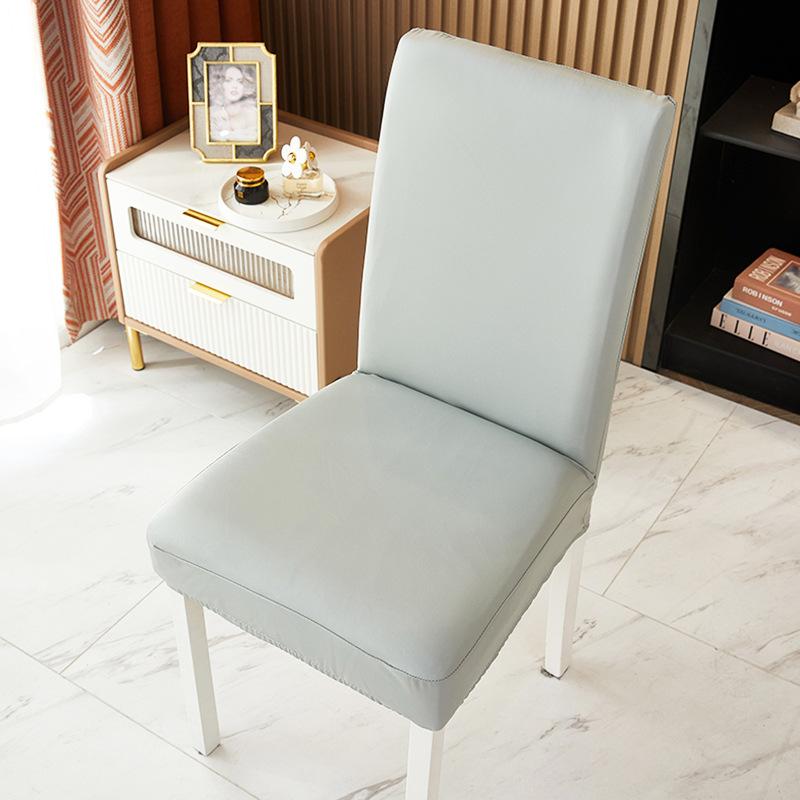 Technology Leather Waterproof and Oil-proof Chair Cover for Dining Table Seat Cover for Home Living Room Chair Cover