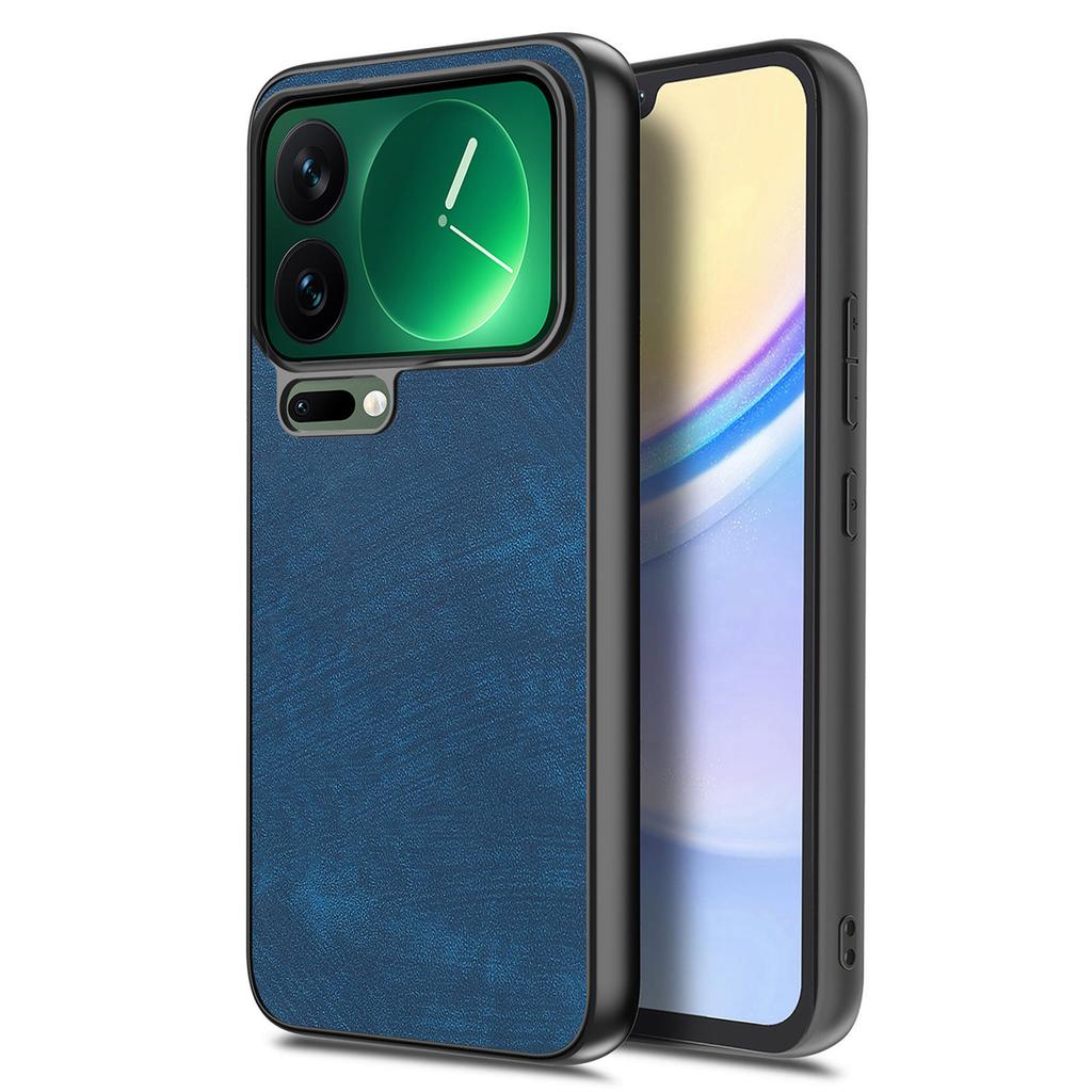 Retro Leather Phone Case For Xiaomi 17 15 14 Pro Ultra 17 Pro Max 15T 14T Pro Slim Skin Feeling Wireless Charging Cover