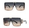 MePanda Unisex Large Square Frame Metal Outdoor Travel Fashion sunglasses,UV400