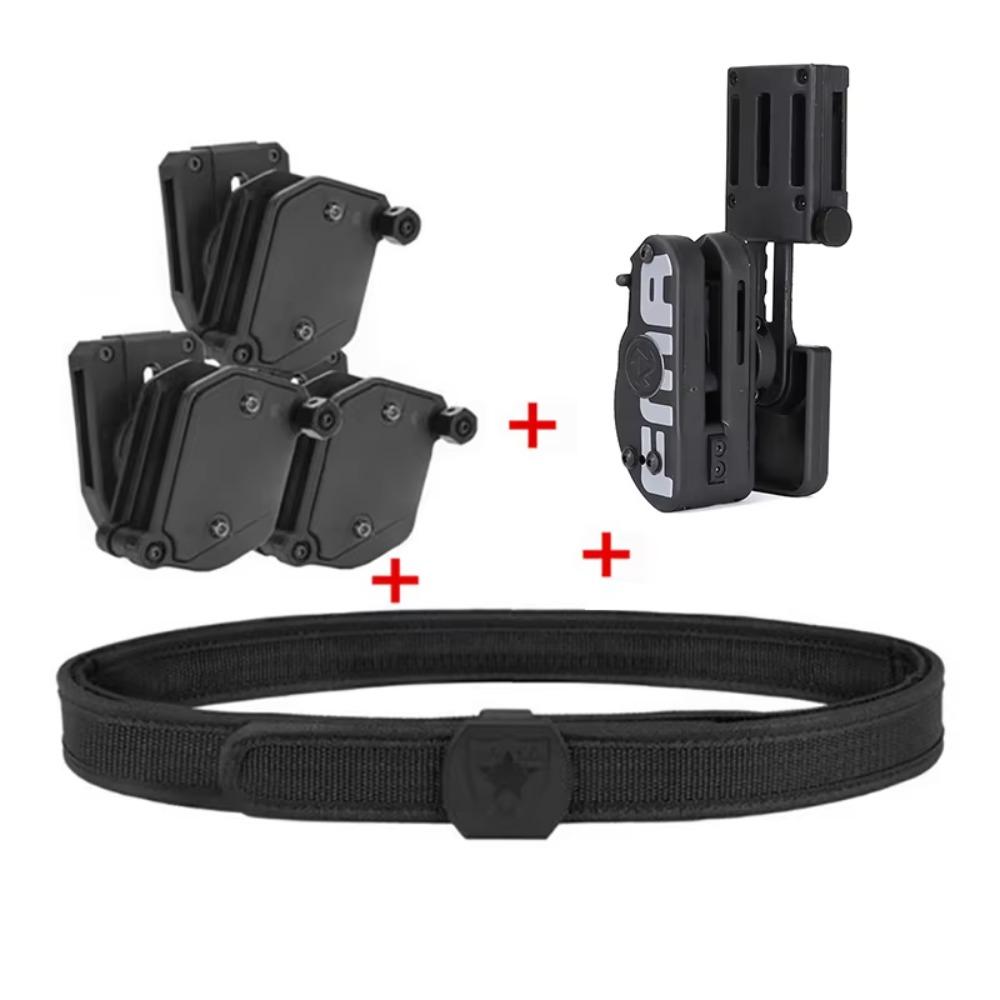 Tactical Skirmish IPSC Belt Perfect Match with Holster Speed Magazine Pouch Set, Competition Shooting Belt, Mag Holster Set