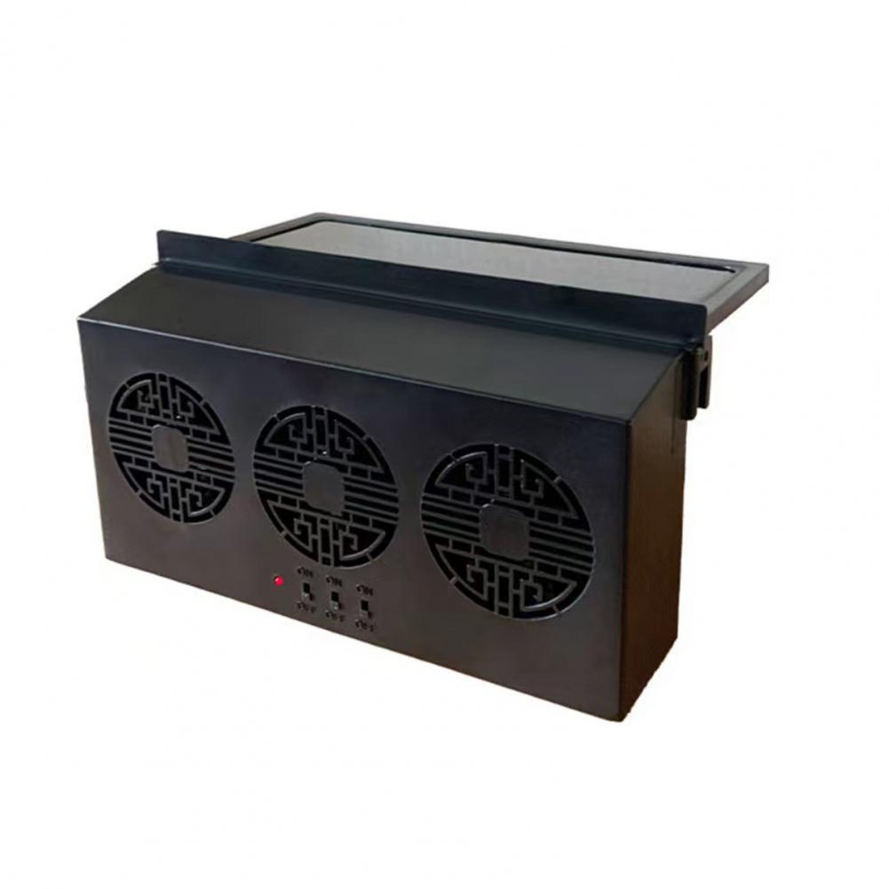 

Car Fan Ventilation Solar Car Three Hood Auto Exhaust Fan Radiator Solar Car Desuperheater Powerful Power-White Air Cooler Mini чёрный