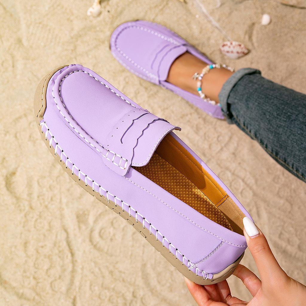 20252025 popular spring and autumn large size women's shoes non-slip soft-soled casual shoes hand-stitched mother shoes