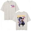 Anime Jojo Bizarre Adventure Manga Vintage Acid Washed T Shirt Men Women Casual Short Sleeves T-shirt Streetwear