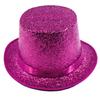 Magician Hat Wide Brim Fedora Hat Stage Top Hat Short Brim Flickering Glitter