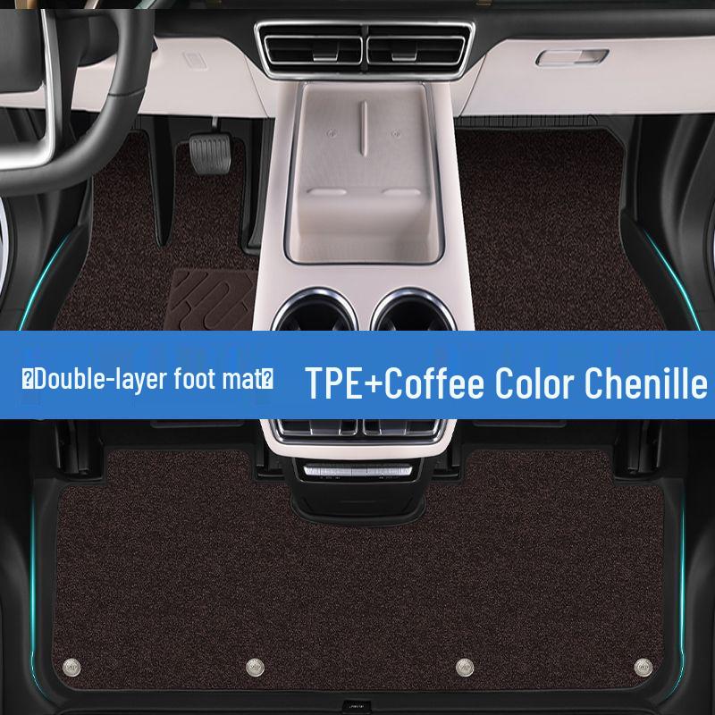 MG4 Floor Mats - Scratch-Resistant, Anti-Slip, Odorless TPE Material, Fits 2025 Model, Eco-Friendly