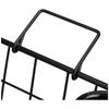 Stainless Steel Luxe Black Steel Dish Drainer with Drain Tray, Detachable Cutlery Stand | Bartan Plate Drying Basket Stand (Black), 55.3 X 37 X 23 Cm