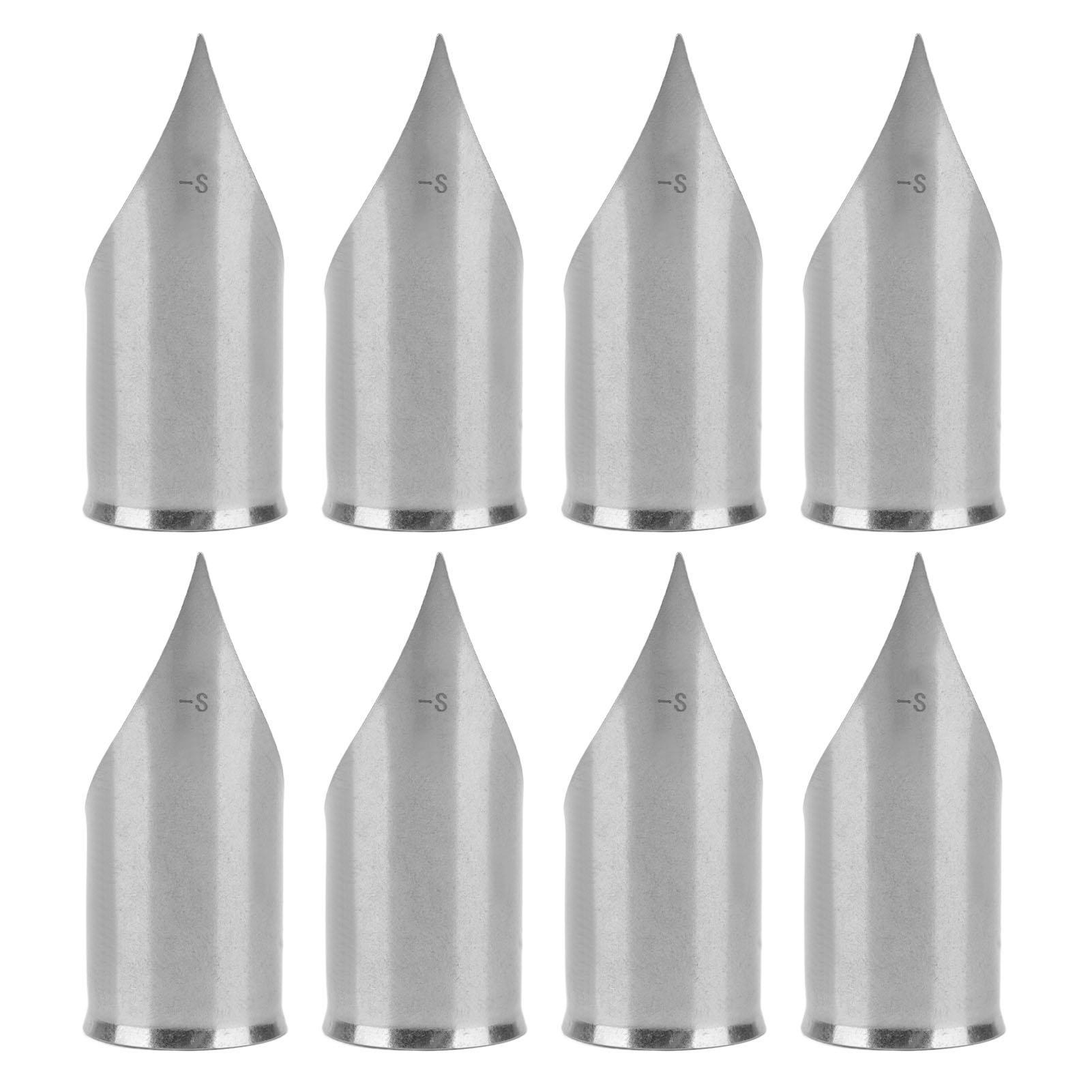 

8Pcs Finger Lapel Angler Stainless Steel Adjustable Design Glossy Surface Sewing Lapel Tool for