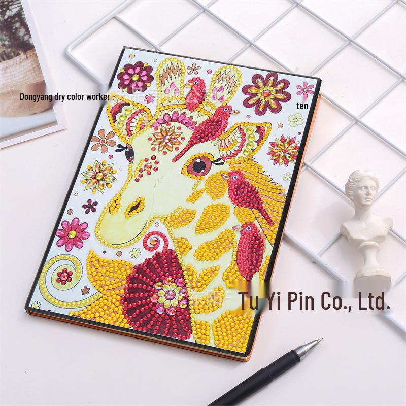 Diamond Painting DIY Notebook: Special-Shaped Shiny Design, 50 Pages, Perfect Christmas Holiday Gift
