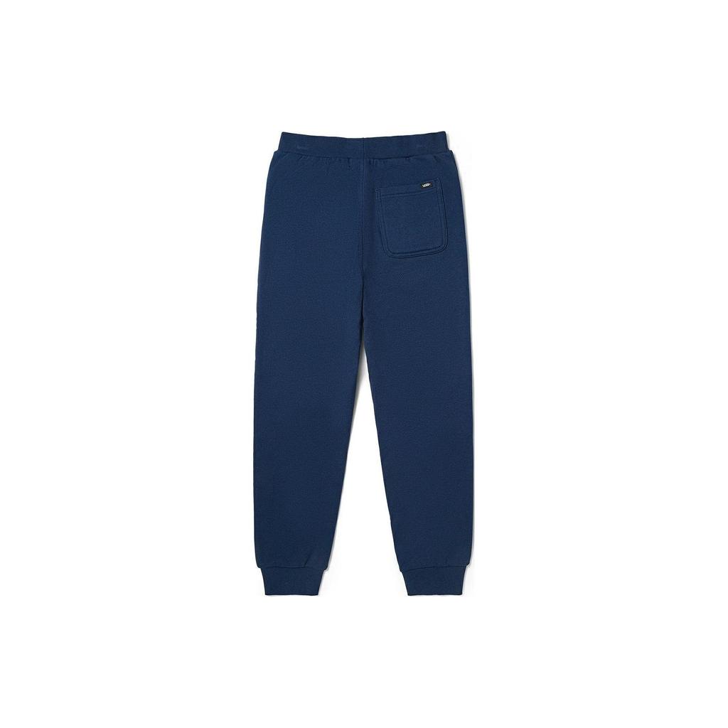 Vans Letter Print Cuffed Knit Sweatpants Kids Bottoms Dark-Blue VN000G34LKZ