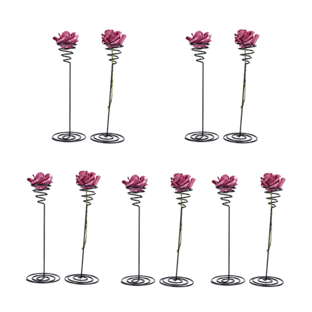 10Pcs Tabletop Planter Fashionable Plant Stand Holder Container Display Rack