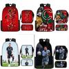 Messi Soccer Kids Backpack Set With Breathable Oxford Fabric For School Children