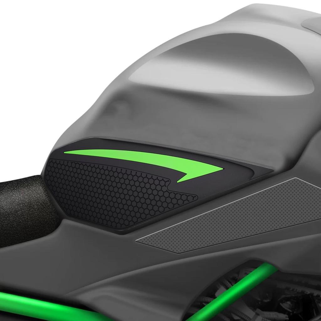 BYEMTTY Traction Pad Street Bike Kit for Kawasaki Ninja 650 (2017-2024) and Z650 (2019-2024) Tank Pad (Green)