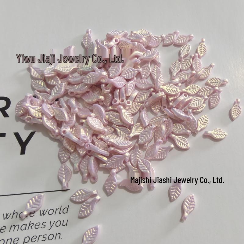 Acrylic Mini Grape Leaf Beaded String for DIY Jewelry Making: Bracelets & Necklaces