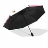Pink Kitty Adventure Umbrella 8-Frame for Travel, Camping, Casual Lightweight Portable Umbrella, Essential for Every Family Holidays Gift