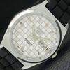 REFURBISHED SEIKO 5 AUTOMATIC MENS WATCH JAPAN MADE WHITE DIAL CUSTOM A440051-2 QV90-a440051