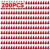 200/2 ks Mini Santa Claus Čepice Sametové Zátky Lahve Vína Víčka od Lízátka Vánoční Stojan na Nádobí Taška Čepice Vánoční Párty Dekorace Na Jídelní Stůl