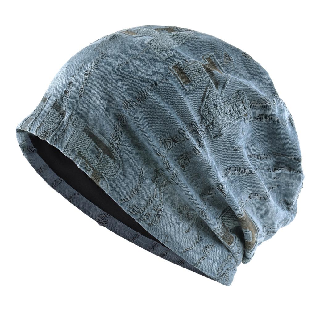 Chunqiu Lady Hole Bag Head Hat Thin Versatile Face Small Pile Hat Cold Hat