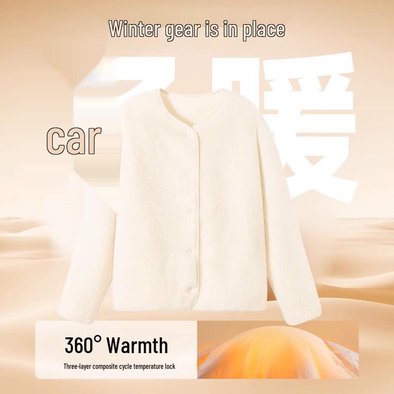 Huili Women's Plush Lined Fleece Jacket