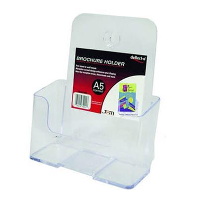Deflecto Free Standing or Wall Mount Brochure Holder