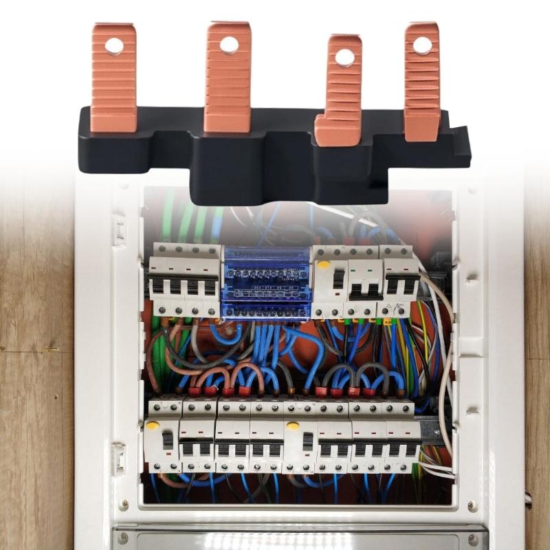 Circuit Breaker Bussbar Power Distribution Block Connectors Copper Busbar Connection Breaker Combing Terminals Enduring