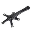 1Pair 170MM Mountain Road Bike Alloy Single Crankset Repair Parts (Black)