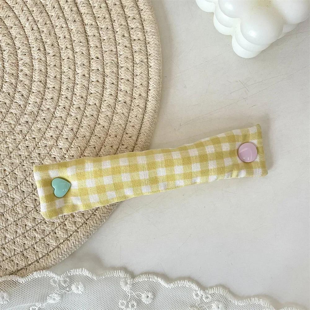 

1pcs Data Cable Storage Buckle Charging Cable Winder Headphone Cable Storage Fabric Cute Fixed Storage Supplies жёлтый