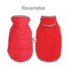 Reflective Dog Jacket Autumn Winter Reversible Puppy Clothes for Small Medium Dogs Cats Waterproof Chihuahua Coat Pet Outfits