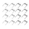 Universal 100 Pcs Set Precut 0.6mm 0.8mm Hot  Flat Staples For Plastic Stapler Repair Welder repair tool