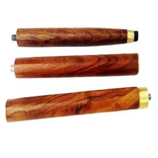 Vintage Hundegriff Gehststock Massives Messing Holzstock Antiker Viktorianischer Stil Sammlergeschenk