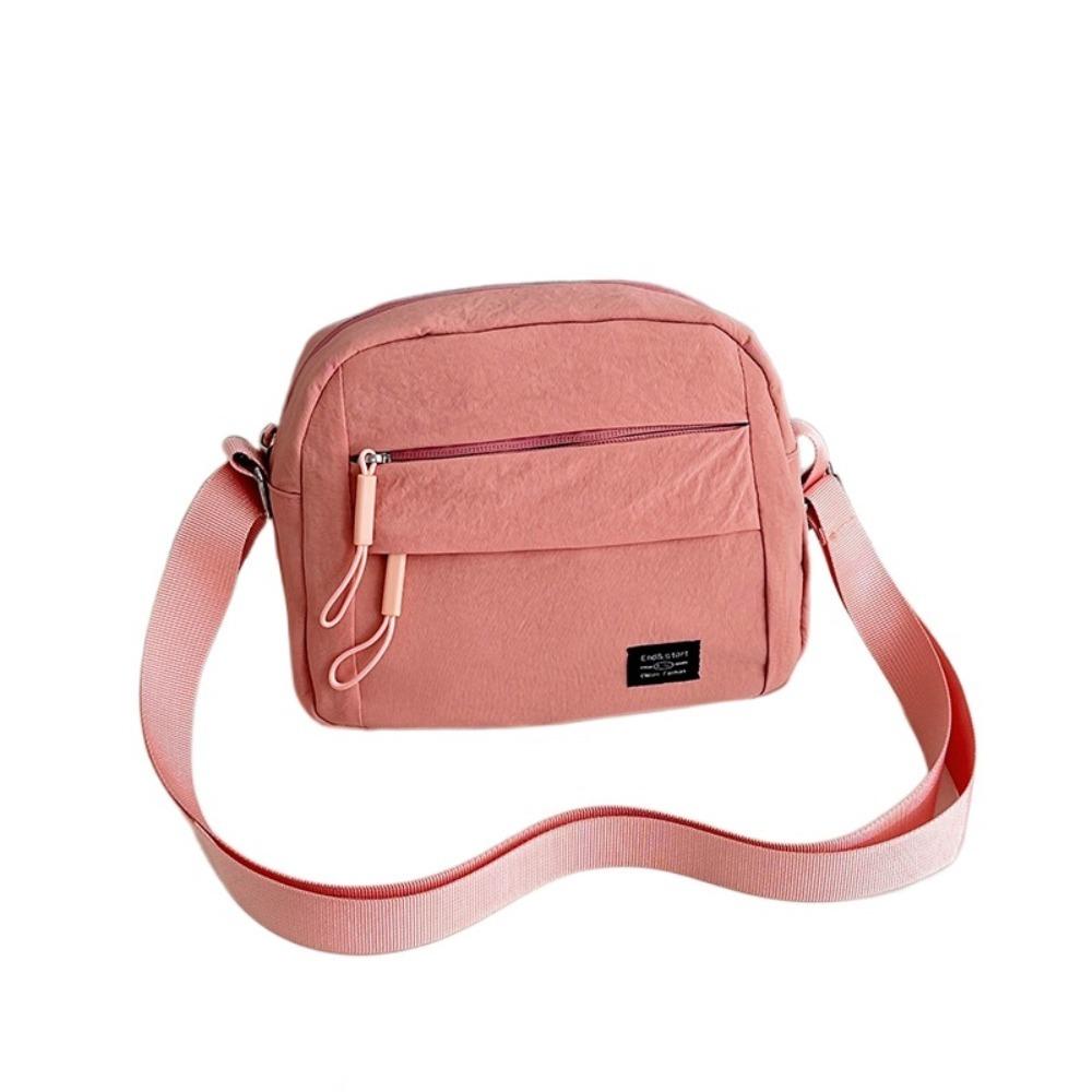 All-match Square Phone Pouch Large Capacity Canvas Crossbody Bag Sports Shoulder Bag  Boys